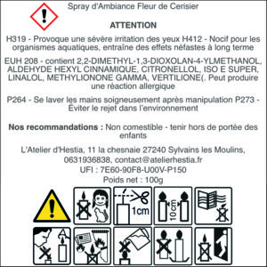 Spray dAmbiance Fleur de Cerisier