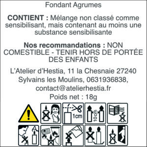 Fondant Agrumes