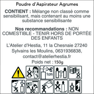 Poudre dAspirateur Agrumes