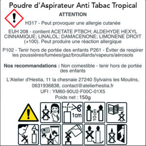 Poudre dAspirateur Anti Tabac Tropical
