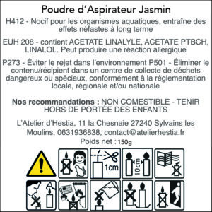 Poudre dAspirateur Jasmin