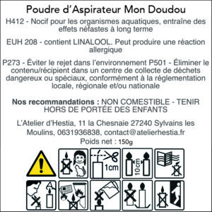 Poudre dAspirateur Mon Doudou