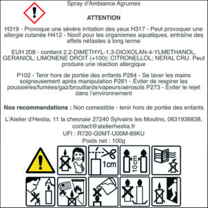 Spray dAmbiance Agrumes