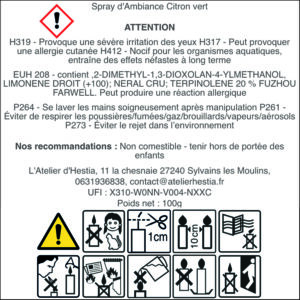 Spray dAmbiance Citron Vert 1