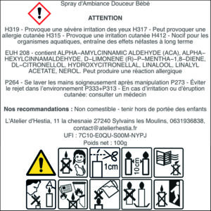 Spray dAmbiance Douceur Bebe