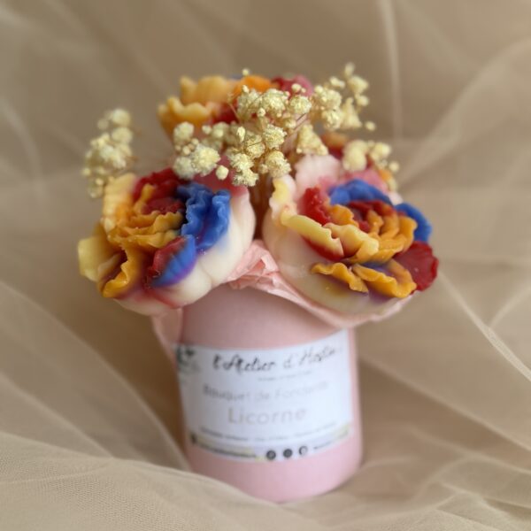 Composition Florale De Fondants Licorne