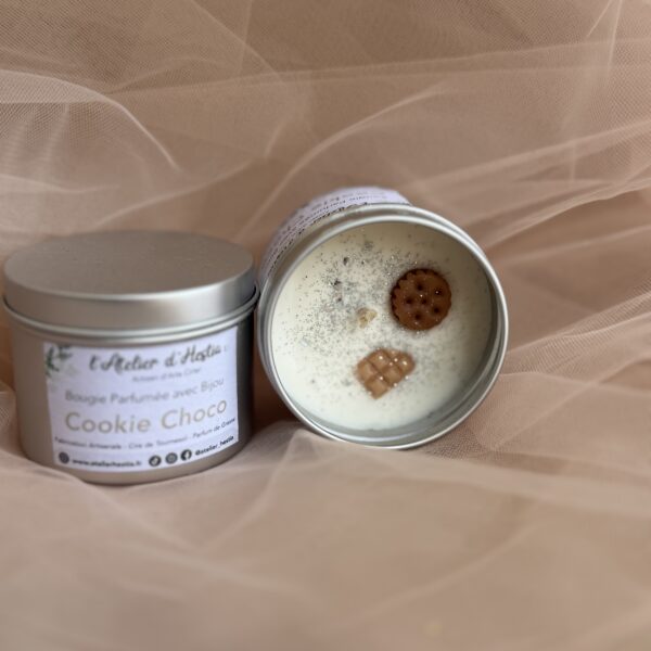 Bougie Bijou Cookie Choco - Argent